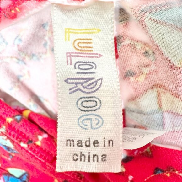 LuLaRoe Leggings Womens Tall and Curvy Red Kites Size 12-22 Soft - Picture 4 of 7